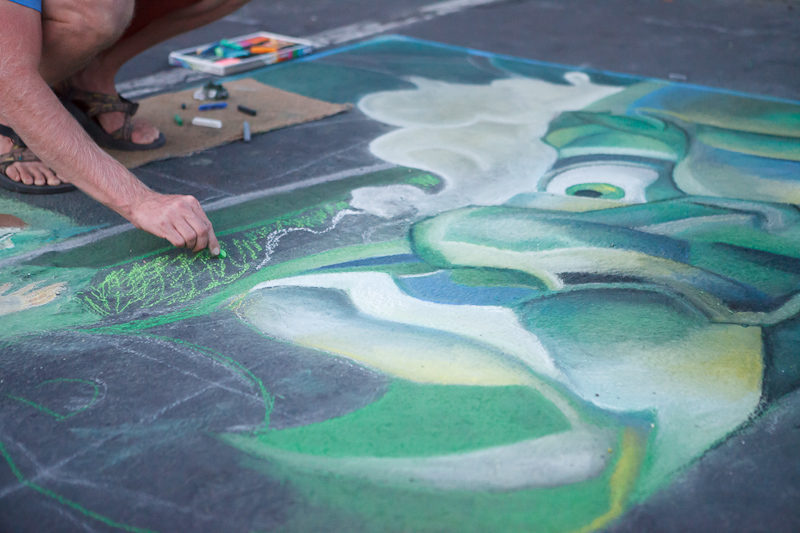 The Wizard of Oz chalk art at Chalk The Block 2012 in Provo, UT